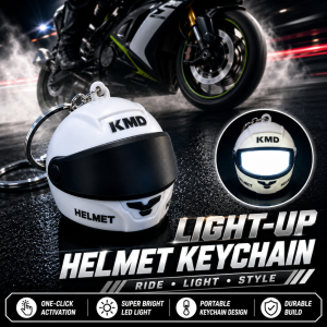 Mini Helmet Keychain Light - Light Durable ABS Material Wear Resistant Portable Lightweight - Easy to Attach Lightweight Design Perfect Gift Idea Everyday Use