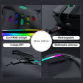 FIREWOLF RGB Gaming Rechargeable Wireless and Wired Gaming mouse BM520. 