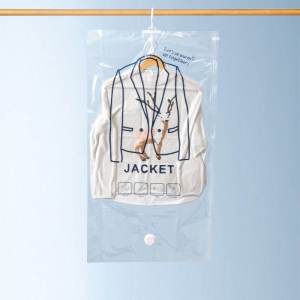 FCHanging Vacuum Compression Bag Garment Suit Bag Coat Storage down Hanger Thick Vacuum Compressed Cotton Clothes Buggy Bag