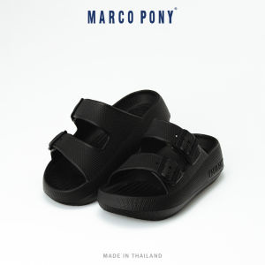 Marco Pony รองเท้า แตะ พื้น หนา สายคาดปรับระดับได้ รองเท้าแตะผู้หญิงแฟชั่น รองเท้าฟองน้ำ MH9035