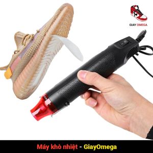 Máy khò nhiệt mini cầm tay - Thổi khí nóng 200°C 300W 220V dán sole 3m khò màng co tem cao su bột hàn
