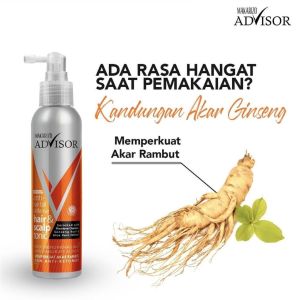 MAKARIZO Advisor Hair & Scalp Tonic 140mL 65mL || Perawatan Rambut Rontok dan Ketombe BPOM