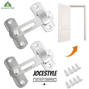 16 Pieces Door Latches Anti-Theft Locking Bolts for Barn Doors Window Cabinets Home Security Accessories