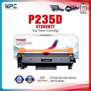 (แพ็ค2)NPC LASER TONER ตลับหมึกเลเซอร์ P235 P275 P285 (CT202877)For FUJI XEROX DocuPrint P235db P235d P275dw P285dw M235dw M235