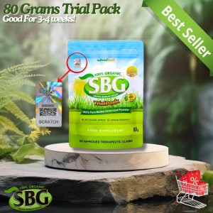 SALVEOWELL Salveo Barley Grass - Powder in Trial Pack 80g | BOOST your Health and Immunity Effective FDA Approved