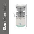 BKK 2in1 Fruit Juicer Cordless Citrus Fruit Blender USB Type C Portable Mesin buah Jus Oranges Apple Pomegranate JB909. 