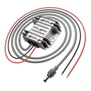 Power Converter With Clip Power Cord 12 To 30V 3.5A Boost Converter Step Up Module Short Circuits Protections