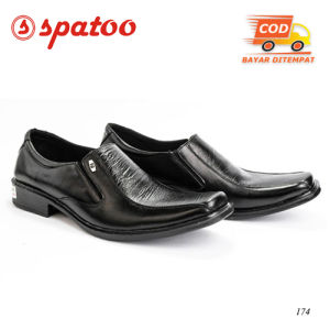 Sepatu Pantofel Kulit Kualitas Import Harga Lokal Sepatu Pantofel Kulit Sapi Sepatu Pria Formal Sepatu Kerja Kulit Pria Sepatu Pria Formal Kulit Sepatu Kulit Pria Slip On Sepatu Pantofel Pria 174 - Hitam