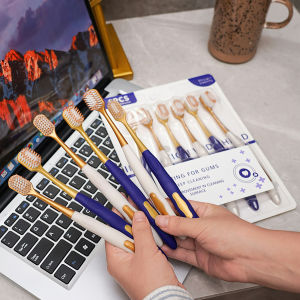 Set 6 bàn chải đánh răng lông mềm hàng nội địa Trung chải siêu êm làm sạch sâu