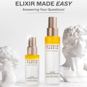 Studio Tropik Elixir Priming Water Serum Mist 3in1 Setting Spray Serum Face Mist Primer Makeup