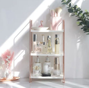 ❣️SPACEIDEAS❣️ Boltless Height Adjustable and Stackable Display Organizer Rack/ Kitchen Organizer Rack Desktop Storage Rack Kitchen Countertop Storage Rack Kitchen Rack Desktop Shelf Desktop Rack / Perfume Holder / Makeup Holder / Perfume Rack