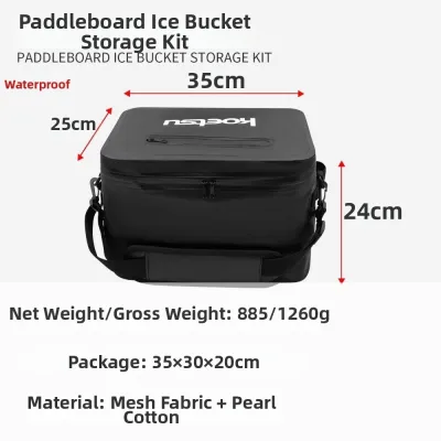 EQUITY Portable Paddle Board Insulation Storage Bag Waterproof Multistyles Mesh Deck Bag Oxford Surfboard Bag for Inflatable SUP Seat Kayak
