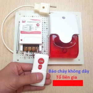 Bộ báo cháy liên gia 1000m 220vbáo động điều khiển từ xabộ báo động liên giacòi báo cháybáo độngbáo cháy hộ liên giabộ chuông bao giờ công tytrường họcđèn còi báo độngbộ còi hú báo độngcòi hụbáo cháy tự độngđèn báo động chống cháychống trộmt