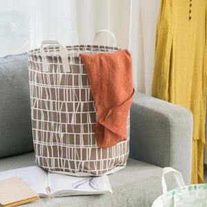 SR2N Dung tích lớn Giỏ đựng đồ giặt. Chống thấm nước Có thể gấp lại. Giỏ đựng quần áo bẩn.  Tay cầm Thùng đựng quần áo Trang chủ