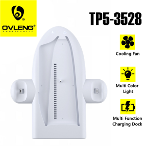 DOBE TP5-3528 Multi Function Charging Dock for P-5 Fast Charging with Touch Switch & Multi Color Light