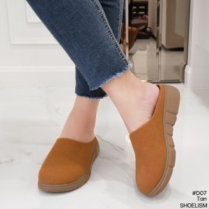 D07 #รองเท้าลำลองเปิดส้น งานสวยคลาสสิคสุดๆ SHOELISM เย็บดีแพทเทิร์นเนียบ วัสดุ 𝐏𝐔 พรีเมียม SHOELISM #รองเท้าผู้หญิง