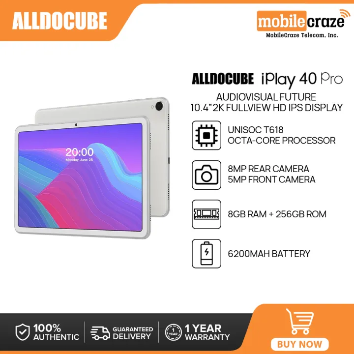 Alldocube iPlay 40 Pro Tablet | 8GB RAM + 256GB ROM | Unisoc T618