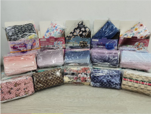 DENIM 5IN1 BLUE HIJAB/ARMY GREEN HEADLOOP MOMO 3ply Disposable Mask BFE 95% PREMIUM QUALITY MASK HITAM MASK