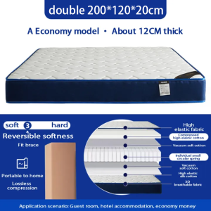 Thick Ultra-Soft Latex Mattress For Home Use Independent Pocket Spring Double Mattress