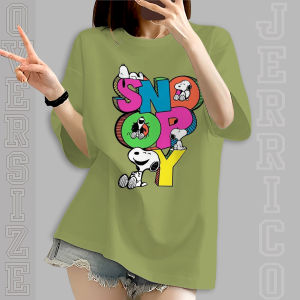 Jerrico Tshirt Oversize | Kaos Oversize Cewek Lengan Pendek | Baju Oblong Wanita size Jumbo