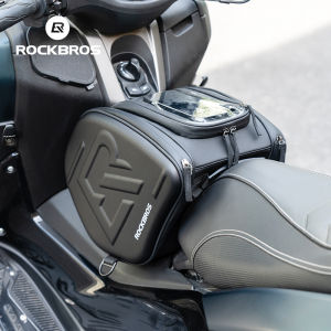 【SG Delivery】ROCKBROS Motorcycle Scooter Tunnel Tank Bag Shoulder Strap Foldable Quick Mount Hard Shell NMAX PCX NSS350 XMAX X-ADV 750 14L Motorcycle Front Storage Bags