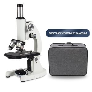 Microscope 40X-2400X with High-Definition Imaging All-metal body for Laboratory Set Science Toys Biological Kits