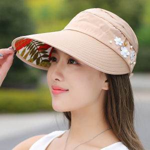 TOPI SENAM WANITA KOREA ZUMBA VISOR GOLF CAP OUTDOOR TOPI PANTAI CEWEK KEKINIAN IMPORT W17