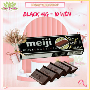 Socola Sữa / Socola Đen MEIJI Milk / Black Chocolate Hộp 41gr Gồm 10 Viên Nhập Khẩu Từ Nhật - Emmy