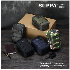 [SG][IGIFT.U][SUPPA] Men Waist Handphone Sling Multipurpose Nylon Pouch