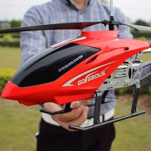Remote Control Helicopter - Large Size, 3.5 Channel 2.4GHz Drone for Planes