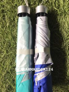 Payung Lipat Polos Warna Random Foldable Magic Umbrella Anti UV Hujan Panas Kuat Angin Serbaguna
