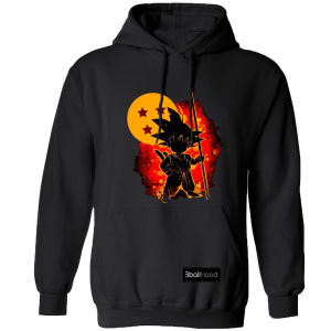 Kid Goku Premium DTF Hoodie Jacket | Personalized Anime Band Basketball & Motorcycle Designs