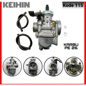 KARBU KARBURATOR CARBU CARBURATOR KEIHIN KODE A115 PE 24 PE 26 PE 28 COCOK COSTUM SEMUA JENIS MOTOR
