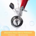 Ice Cream Scoop, Ice Cream Scooper Set Include Different Sizes, Heavy Duty Ice Cream Scoop with Trigger, Polishing Stainless Steel 18/8 Cookie Scoops for B. 