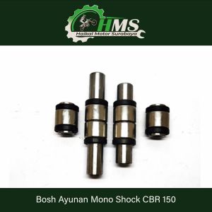 Bosh Ayunan Mono Shock CBR 150 (Harga Per Set Sesuai Foto Produk) - Bos Unitrack / Anting Segitiga Pangkon Skok Belakang CB 150