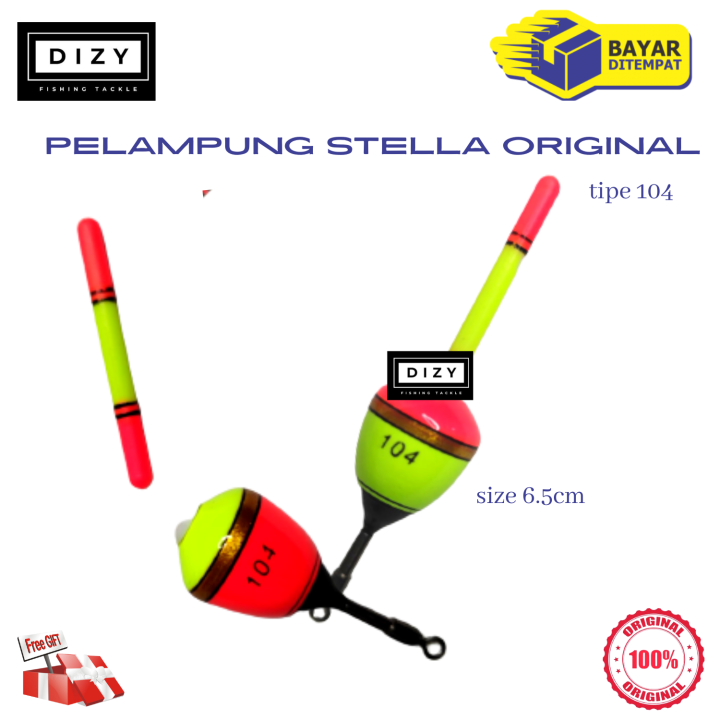 Pelampung Pancing Stella Products 104 High Quality Kambangan Siang Malam Bisa dipasang fosfor