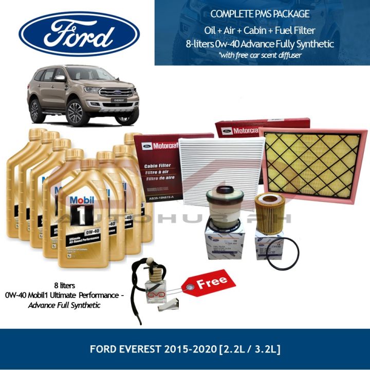 [FULL PMS COMBO SET] FORD EVEREST | ENGINE OIL + OIL FILTER + AIR ...