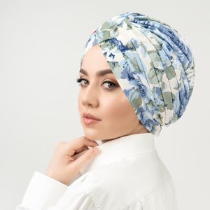 หมวกปีก นุ่มและเข้ารูป ผ้าคลุมศีรษะ ผ้าโพกศีรษะ อเนกประสงค์ ปรับรูปทรงได้อย่างยืดหยุ่น ผ้าดอกไม้