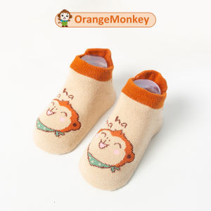 LAKOE Kaus Kaki Bayi Anti Slip Motif Hewan Kaos Kaki Lucu Baby Crew Socks 0-3th