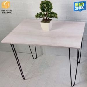 Meja Tamu / Table Coffe / Teras Meja Kerja / Hairpin Leg / Belajar Tinggi Meja Cafe