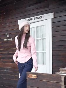 หมวกถักสีสันสดใสจากขนมิงค์เทียม รุ่น Camel Crown ป้องกันลมและหู ขนาดใหญ่