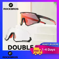 Rockbros Cycling Glasses Men Women Photochromic Outdoor Sports Hiking  Fishing Driving Polarized Sunglasses Sunglasses Inner Frame Bicycle
