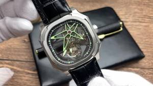 Natural Diamond Mens Tourbillon Mechanical Sports Waterproof Wrist Watches Skeleton Designer Watch for Men Brand Luxury H