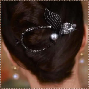 แคลมป์หางปลา วัสดุโลหะหัวเข็มขัดกบ เครื่องประดับแฟชั่นเกาผมออกบัตร เครื่องประดับผมการ์ดมงกุฏ