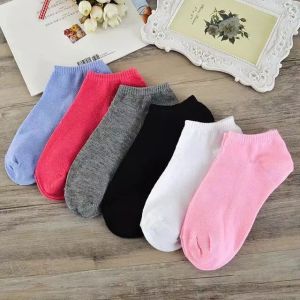 Kaos Kaki Polos Semata Kaki Kaos Kaki Ankle Bahan Spandex Lembut Cute Short Socks