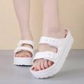 Z&R 4.5inches Two Strap High Heels Slippers For Women. 