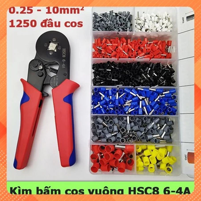 Couspan Kìm bấm cos vuông HSC8 6-4A tự điều chỉnh – Công cụ không thể ...