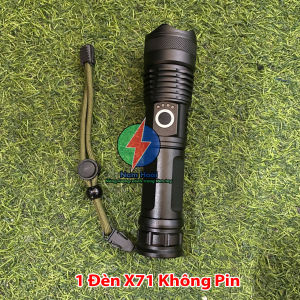 Đèn pin Siêu Sáng X90 sử dụng Chip Led XHP70 cổng in TypeC chống nước chiếu xa lên đến 500m