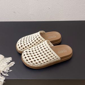 Free Shipping Cute Style Half Slippers For Women Outdoor Wear 2026 Autumn New Collection Casual Slip-On Shoes With Thick Soles