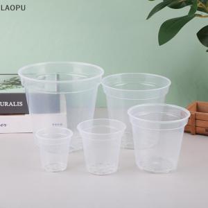 🎉【Low price】🎉LAOPU Round Planter Pot Orchid Nursery Container Planter Container Transparent Orchid Container Round Starting Pots